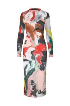 Sg2244 Stocking Jersey, Pullover Long Sleeve Midi Dresssg-ps26-d074-2244