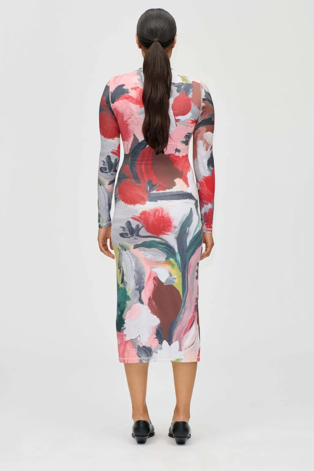 Sg2244 Stocking Jersey, Pullover Long Sleeve Midi Dresssg-ps26-d074-2244