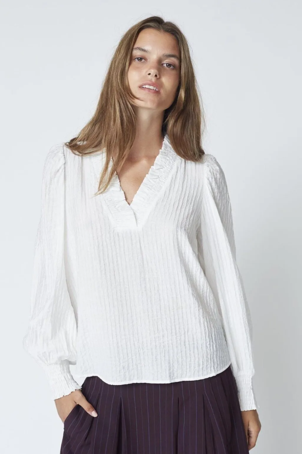 Shinacc V-Blouse 35922