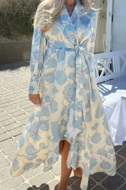 Signeic Long Wrap Dress A23600
