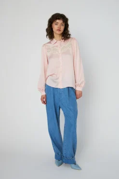 Sndelicate Lace Shirtcp54-2308