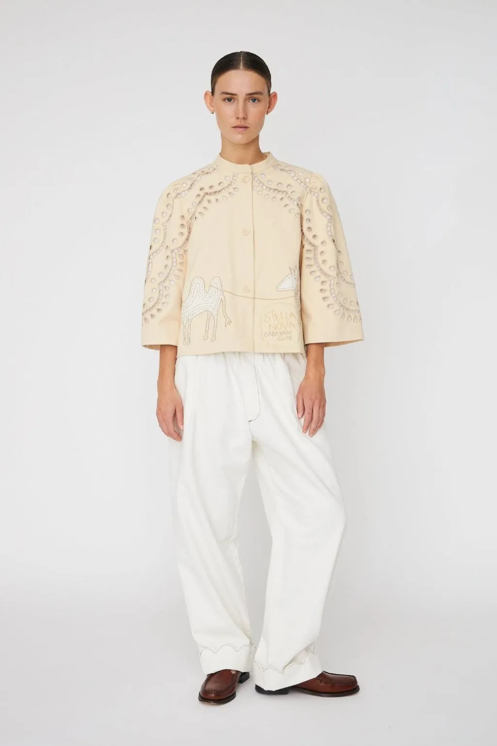 Snembroidery Anglaise Jacketht62-7464