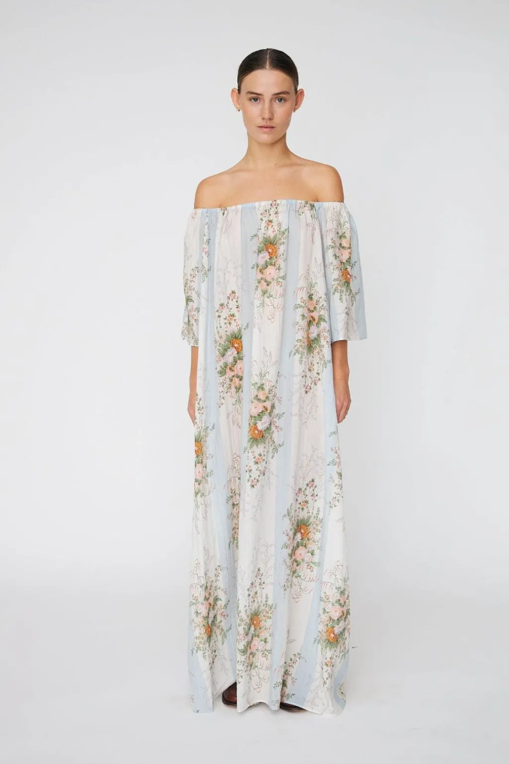 Snloose Maxi Dress With Drop Shouldersln62-4452