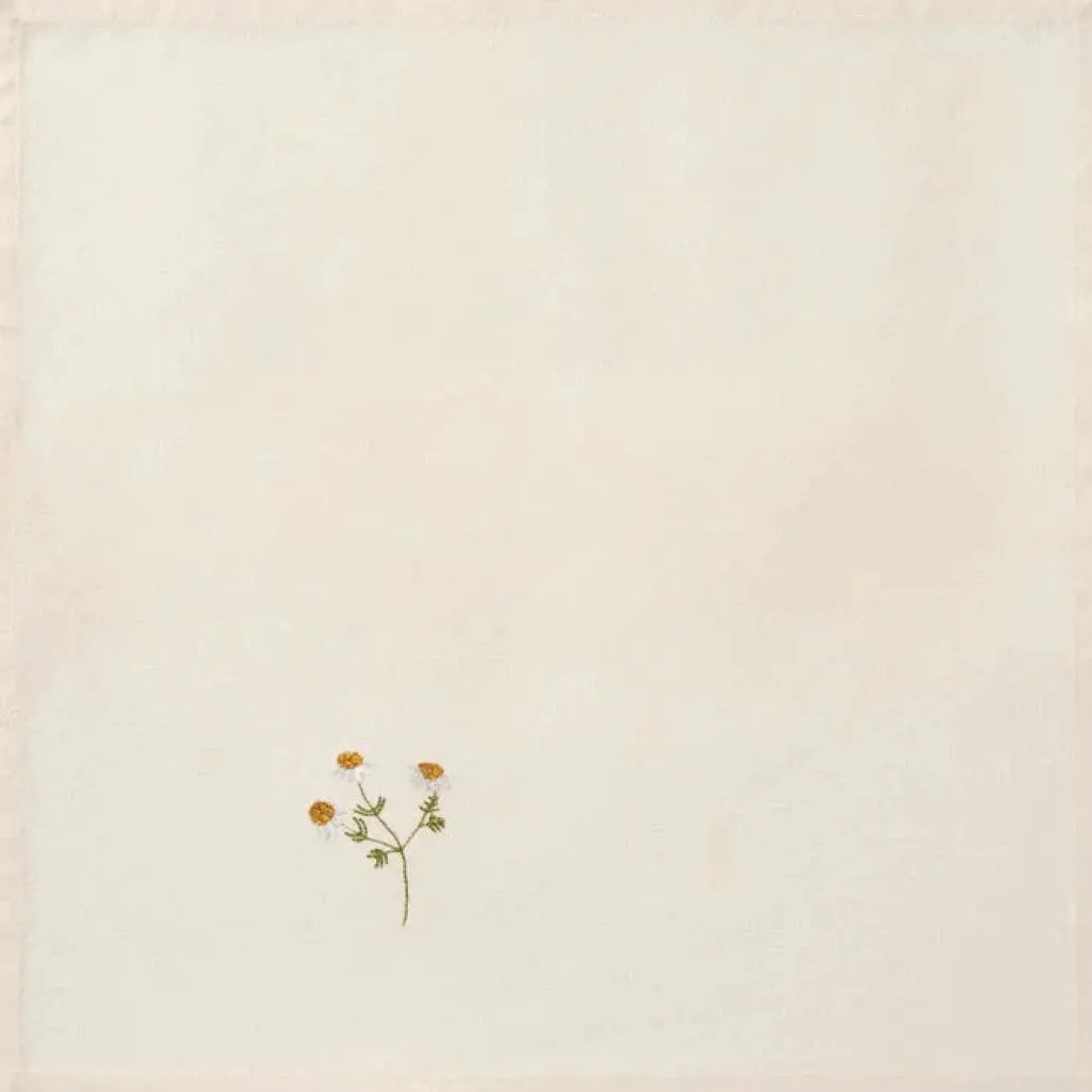 Stofserviet Flora M/marguerit Butter Cream