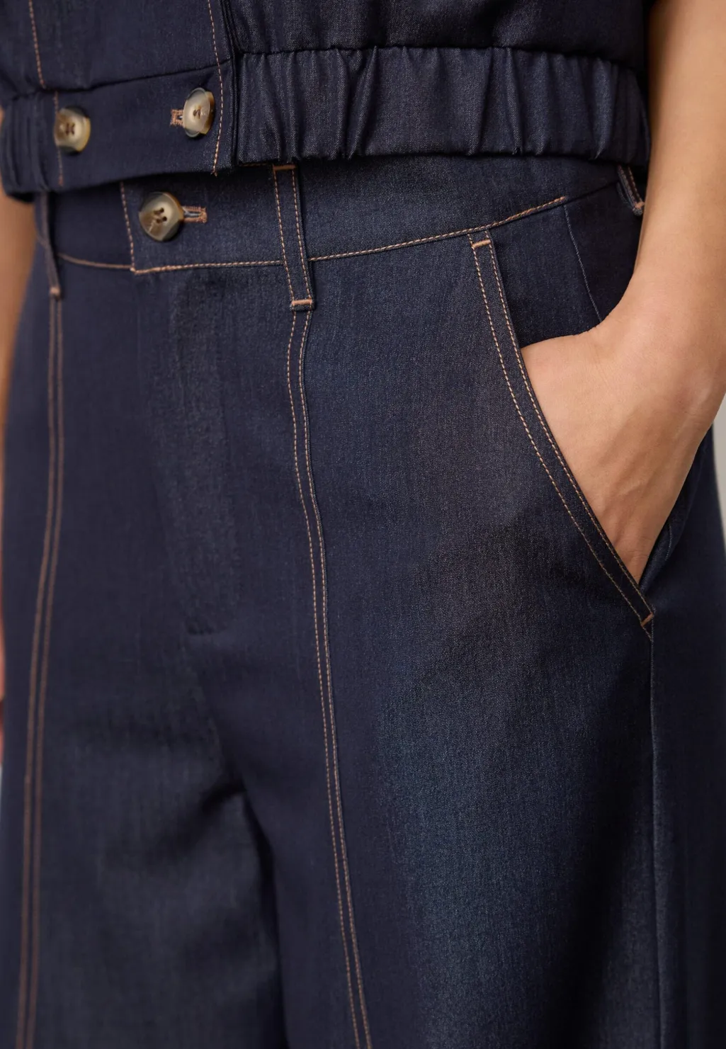 Terrycc Barrel Pant 500107