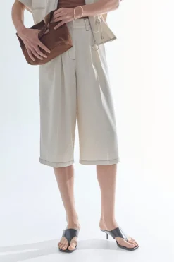 Terrycc Pleat Bermuda 41205
