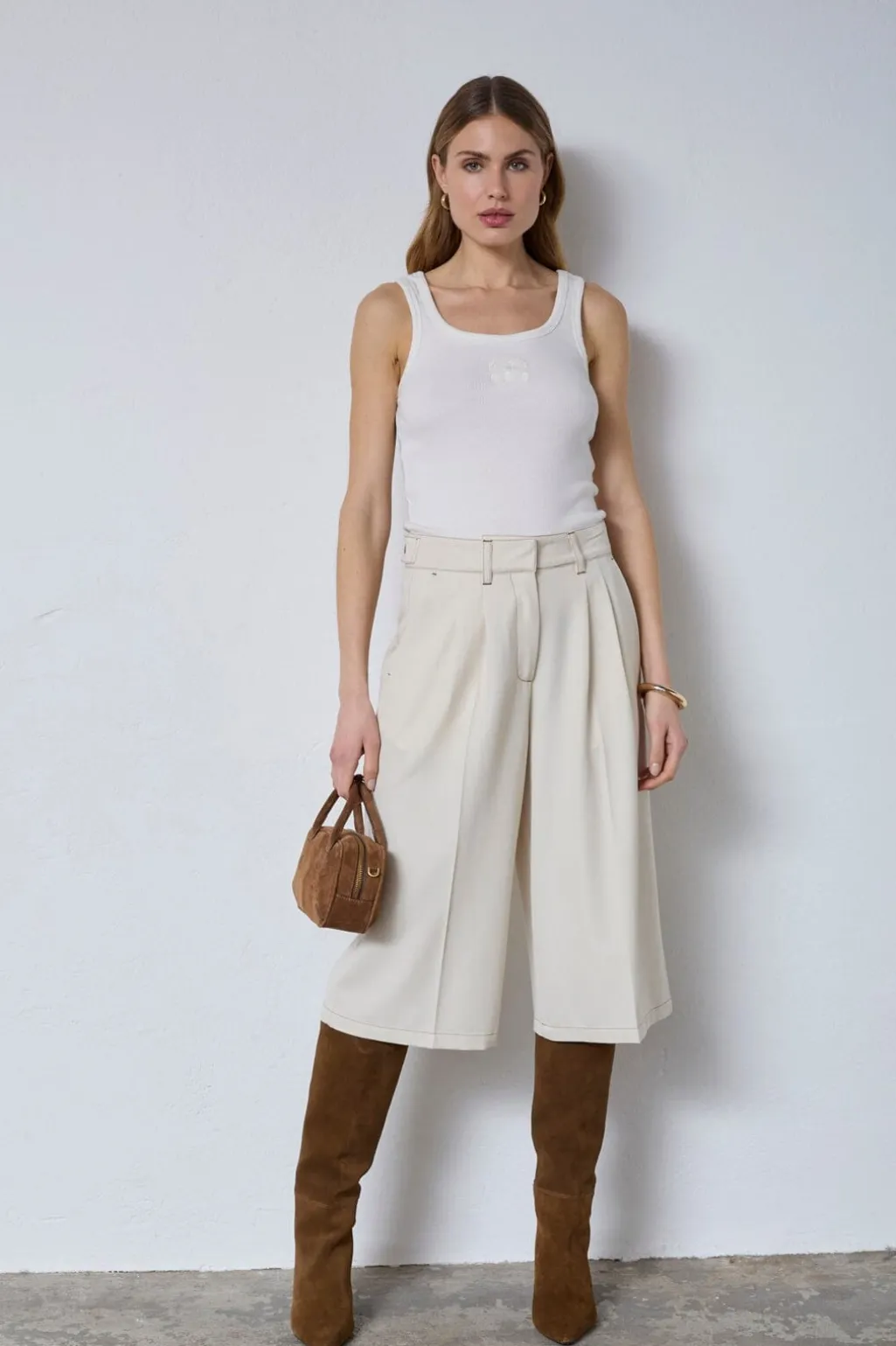 Terrycc Pleat Bermuda 41205