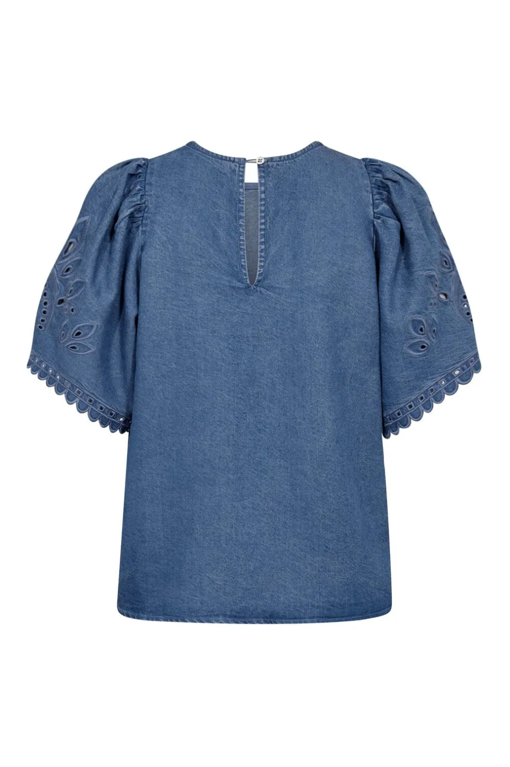 Tillycc Emb Ss Blouse 45057