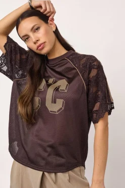 Treycc Logo Lace Tee 500205