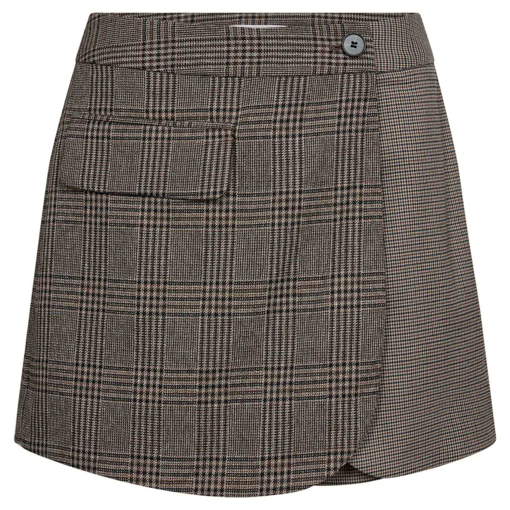 Veyacc Check Wrap Skort 500141