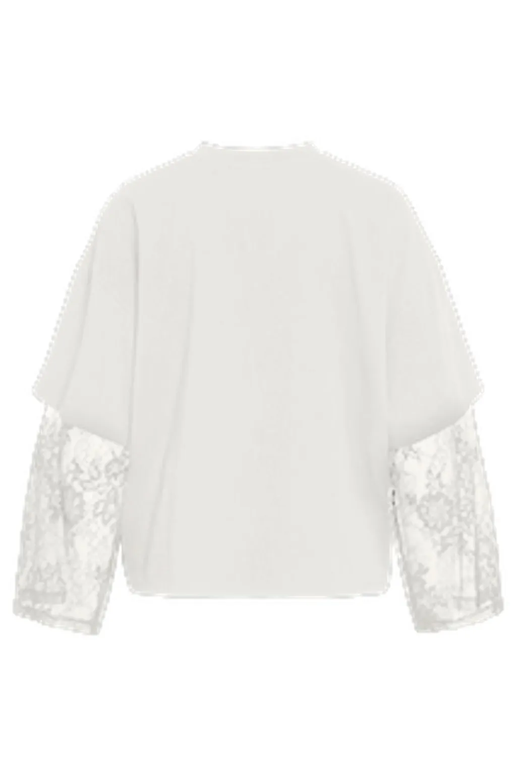 Viabia L/S Lace Sleeve T-Shirt