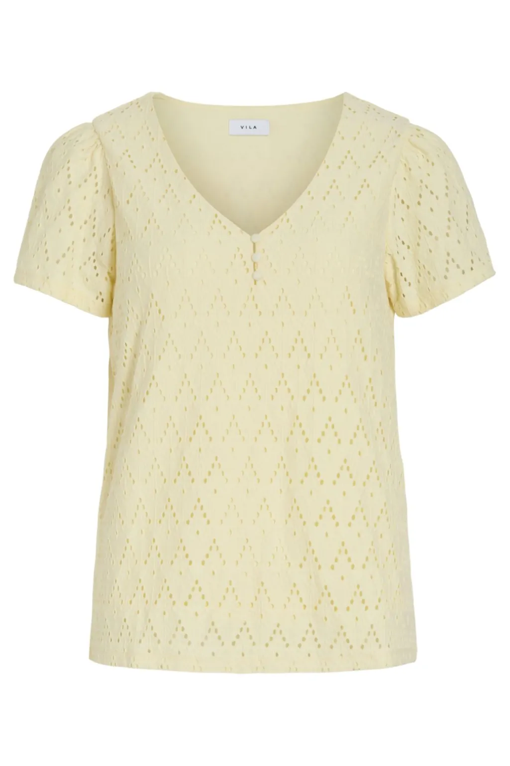 Viamalina V-Neck S/S Top/Vol/Pb