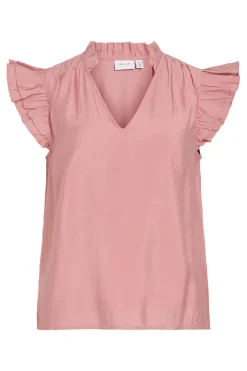 Vianu S/L V-Neck Top/Rn