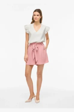 Vianu S/L V-Neck Top/Rn