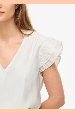 Vianu S/L V-Neck Top/Rn