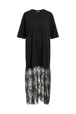 Vikata S/S Oversize Lace Dress /Ln
