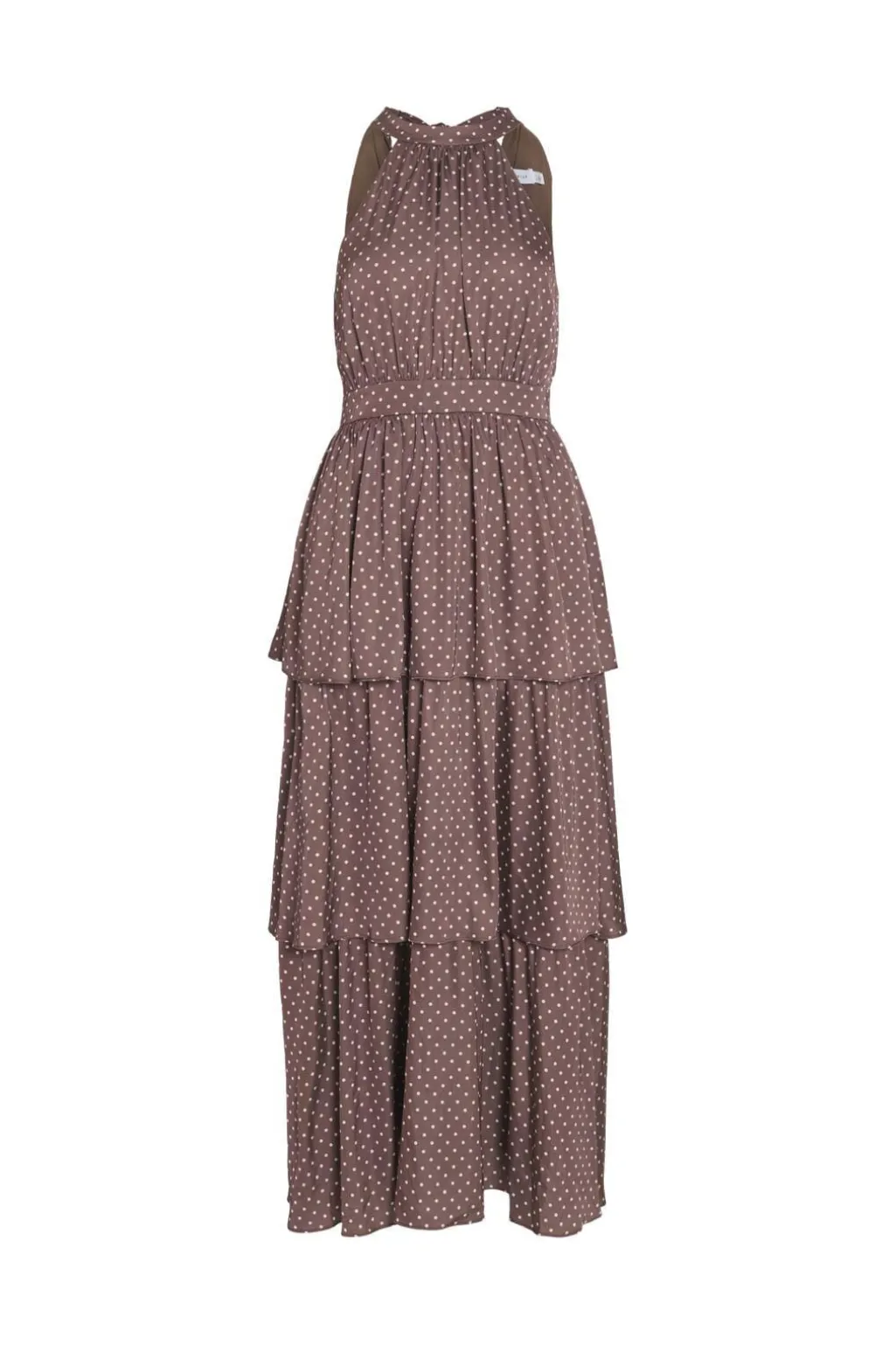 Vikimmie Halterneck Ankle Dress/Dc/Ka