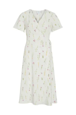 Vilovie S/S Wrap Midi Dress