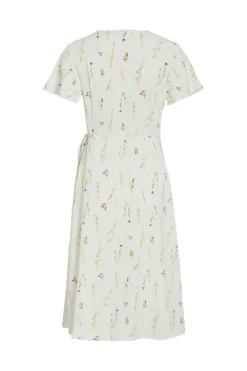 Vilovie S/S Wrap Midi Dress