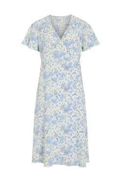 Vilovie S/S Wrap Midi Dress