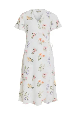 Vilovie S/S Wrap Midi Dress