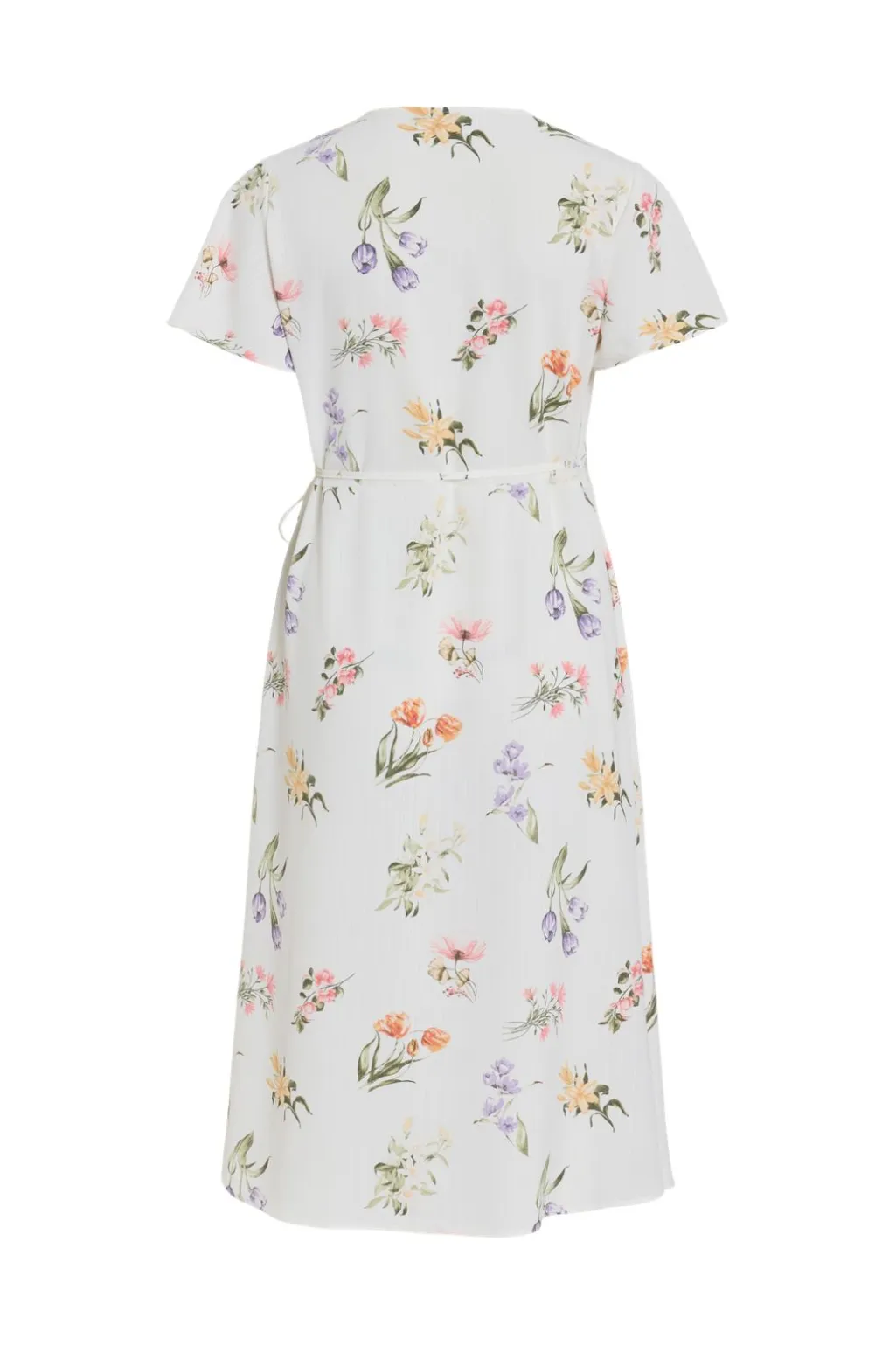 Vilovie S/S Wrap Midi Dress