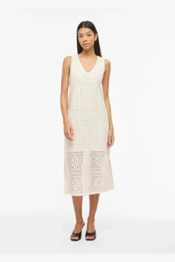 Vimerinda V-Neck S/L Midi Dress/Vol/Rs