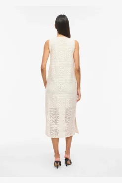 Vimerinda V-Neck S/L Midi Dress/Vol/Rs