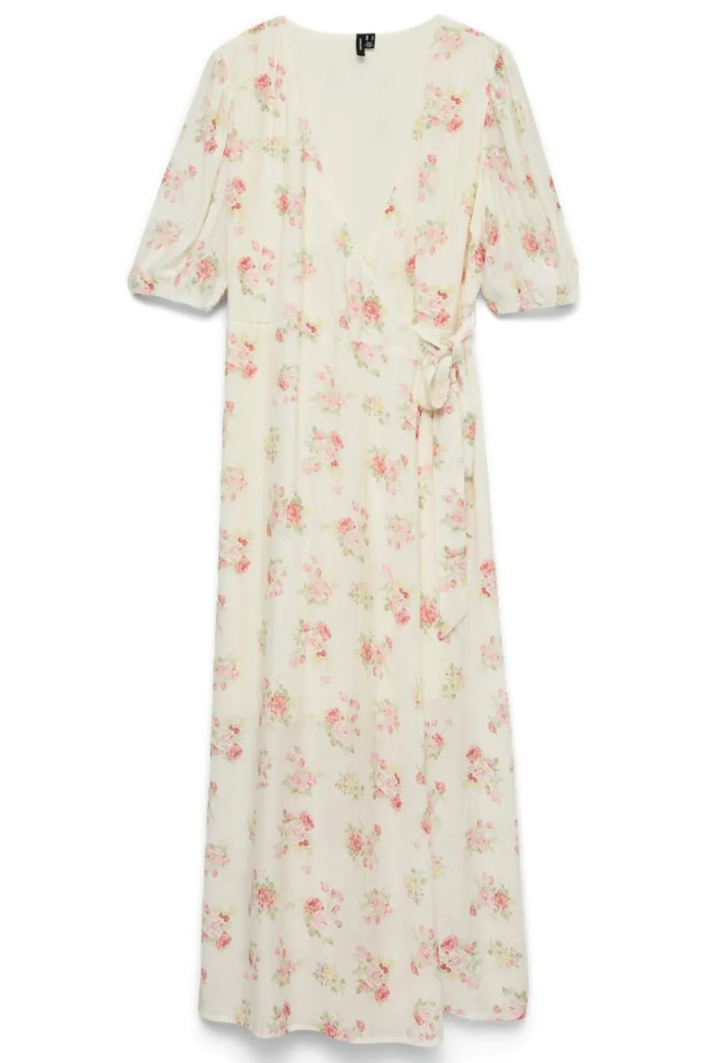 Vmbella 2/4 V-Neck Wrap 7/8 Dress