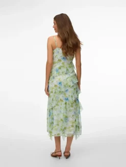 Vmsmilla Sl Long Frill Dress