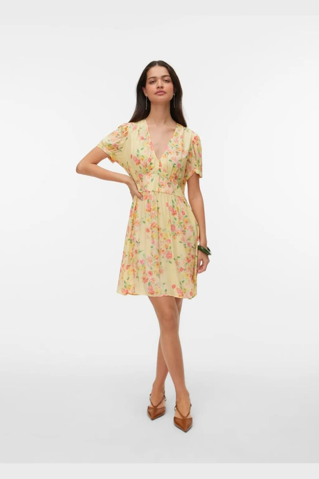 Vmvilma Holy Ss Short Dress