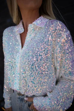 Vsclassy Sequins Shirt
