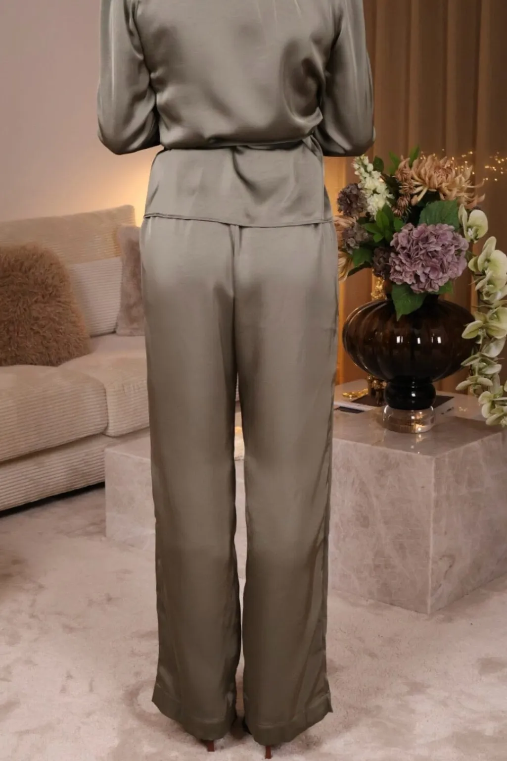Vscomfy Pants Heavy Satin 167383
