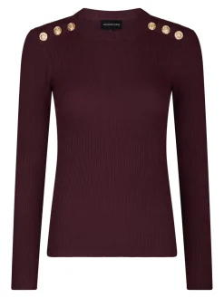 Vsgold Button Knit Blouse 160471