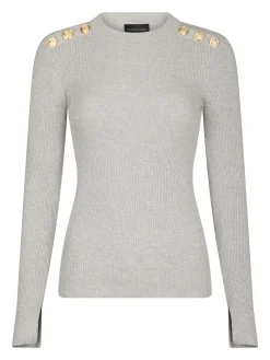 Vsgold Button Knit Blouse 160471