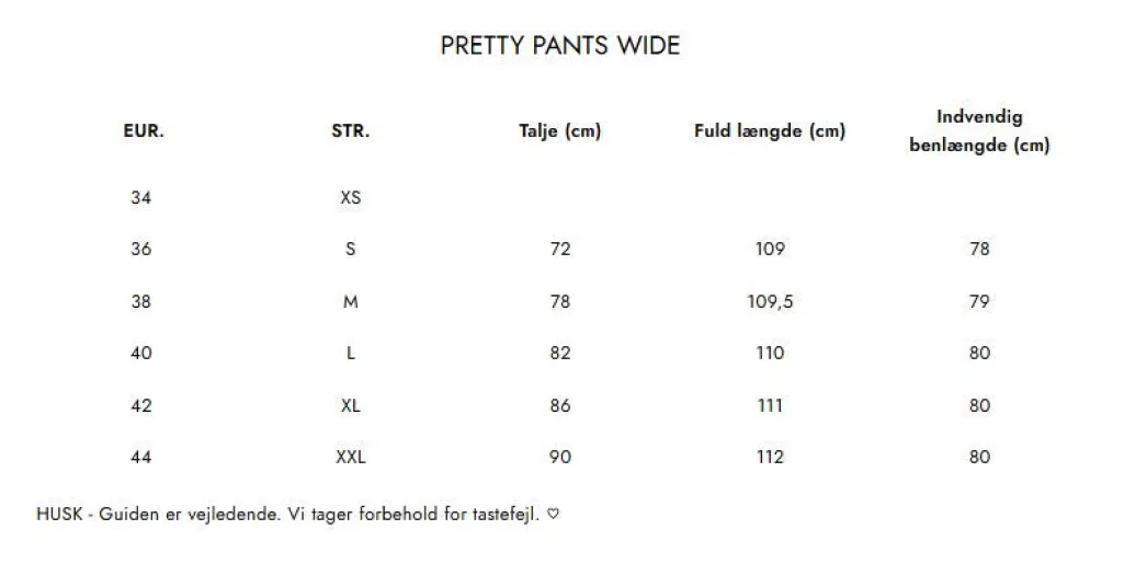 Vspretty Pants Wide