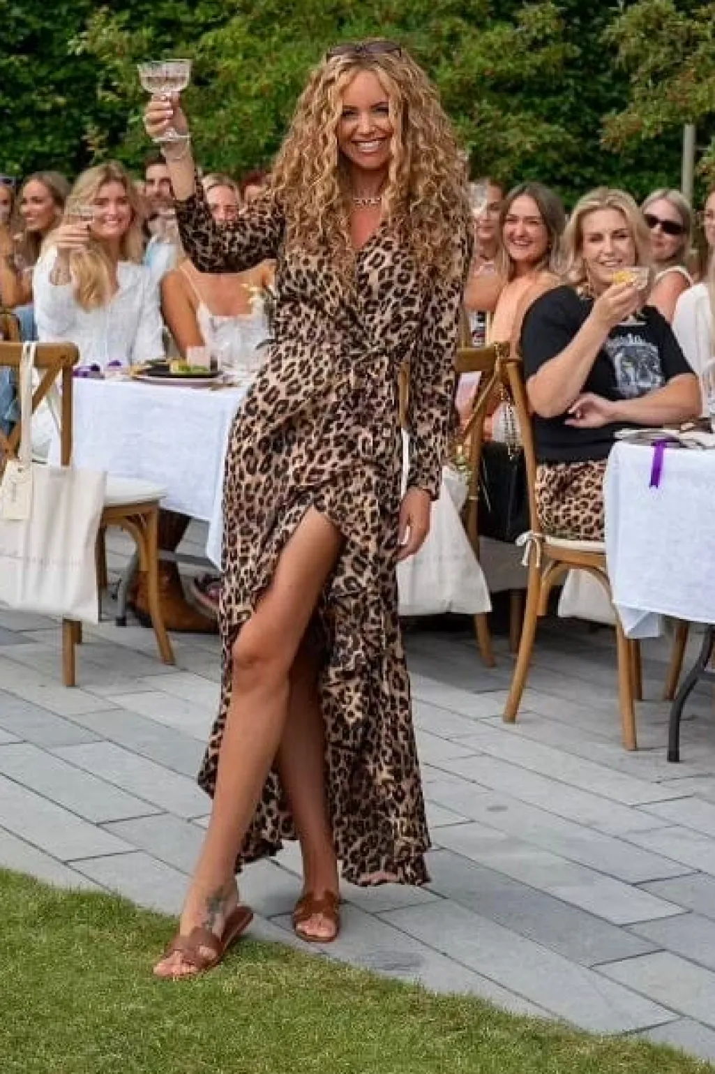 Vssenorita Leopard Dress
