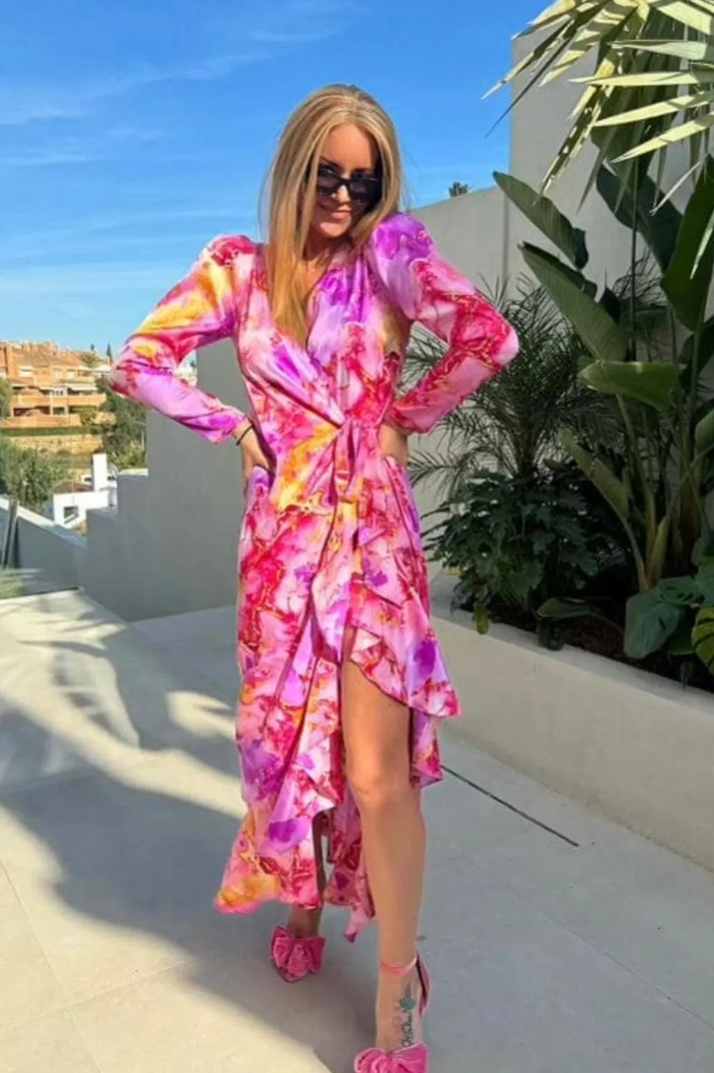 Vssenorita Watercolour Dress