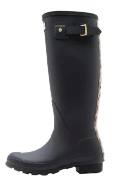 Womens Original Tall Leopard Backstrap Hfrw0004261blk