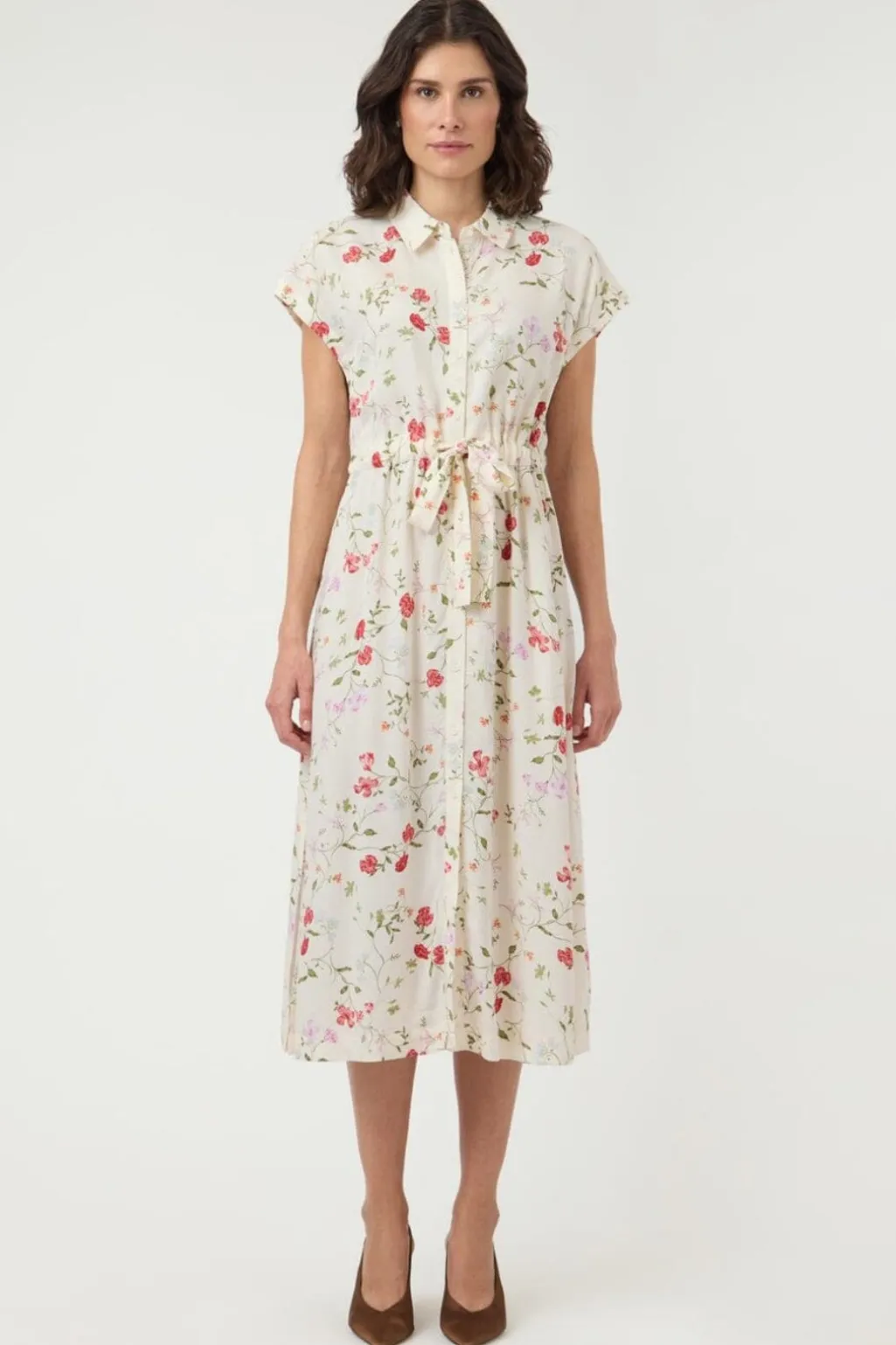 Yasasina Midi Belt Dress