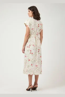 Yasasina Midi Belt Dress