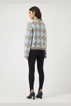 Yaschelli Ls Polo Knit Pullover