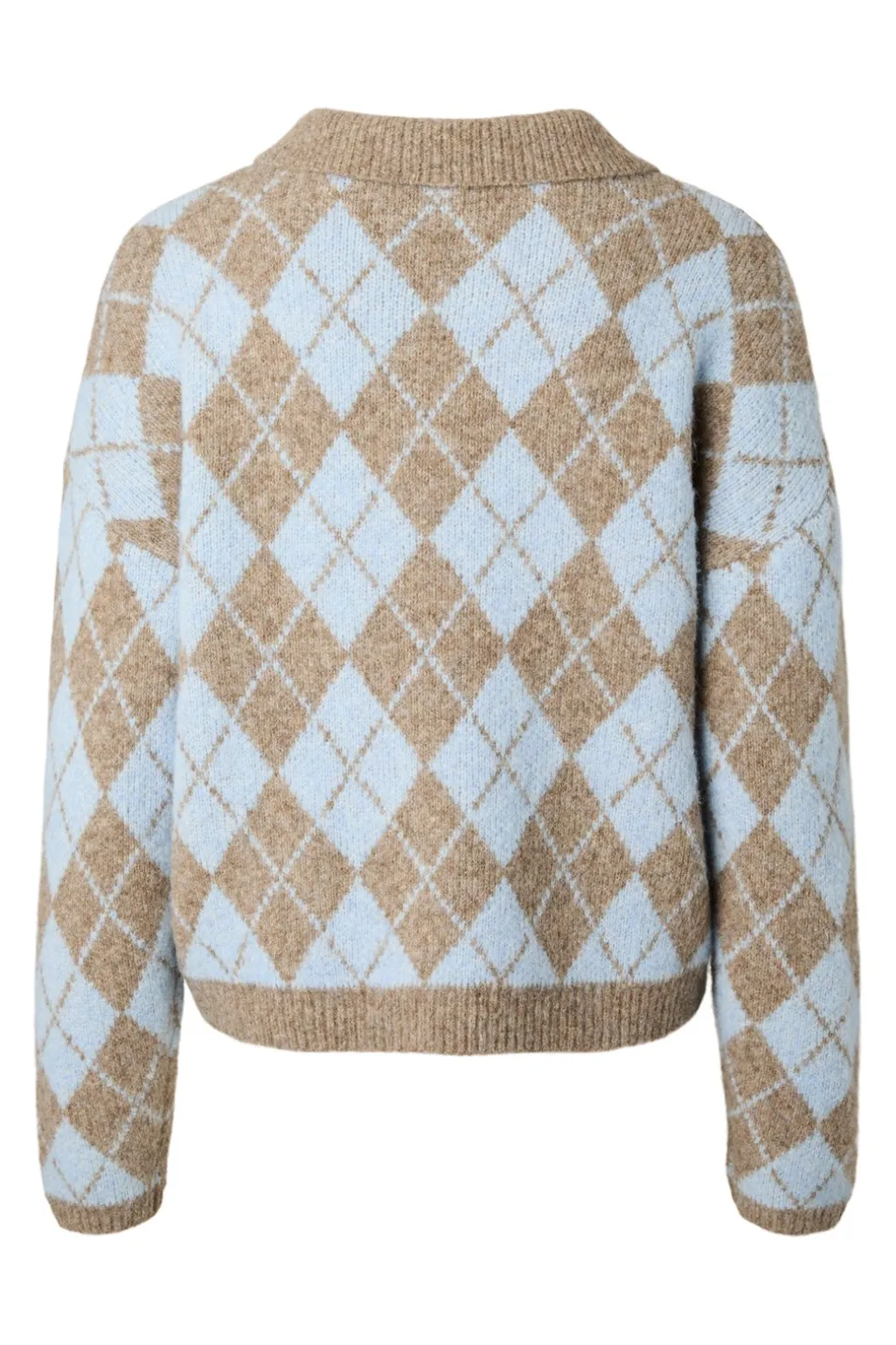 Yaschelli Ls Polo Knit Pullover