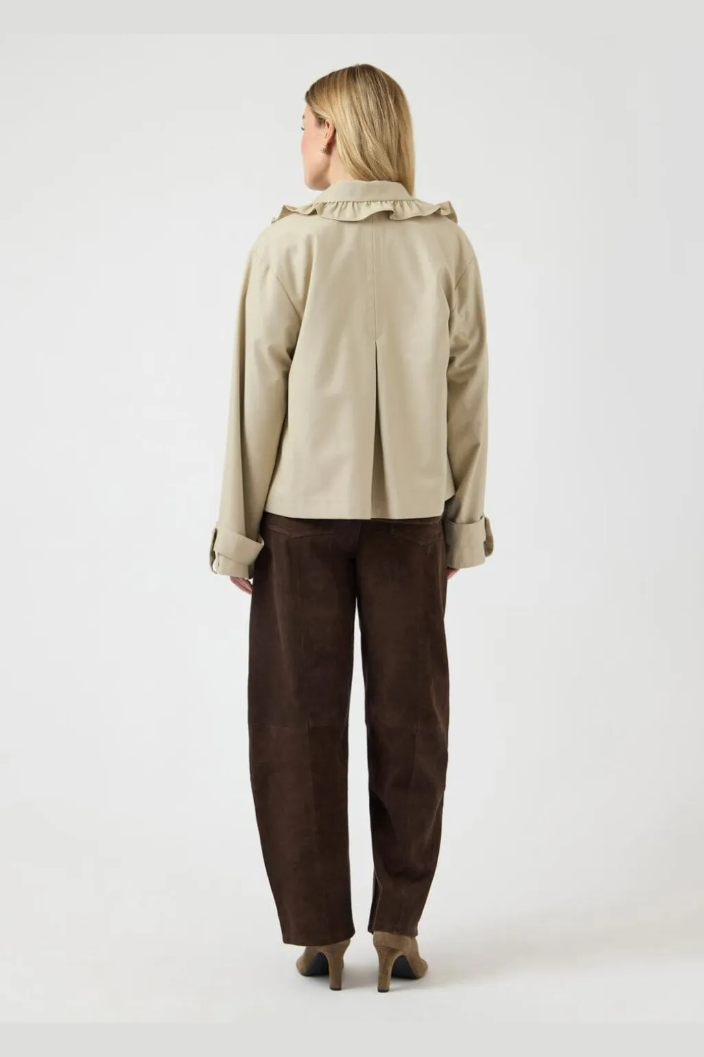 Yaselsana Ls Short Trenchcoat