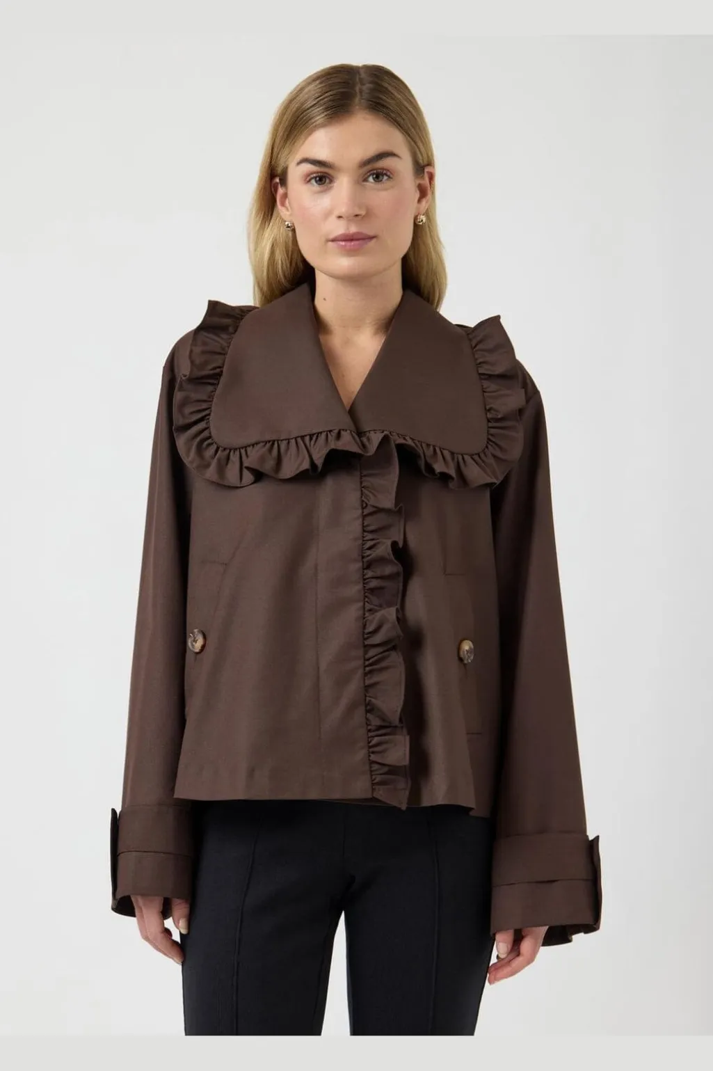 Yaselsana Ls Short Trenchcoat