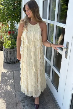 Yasfinillo Halterneck Long Dress