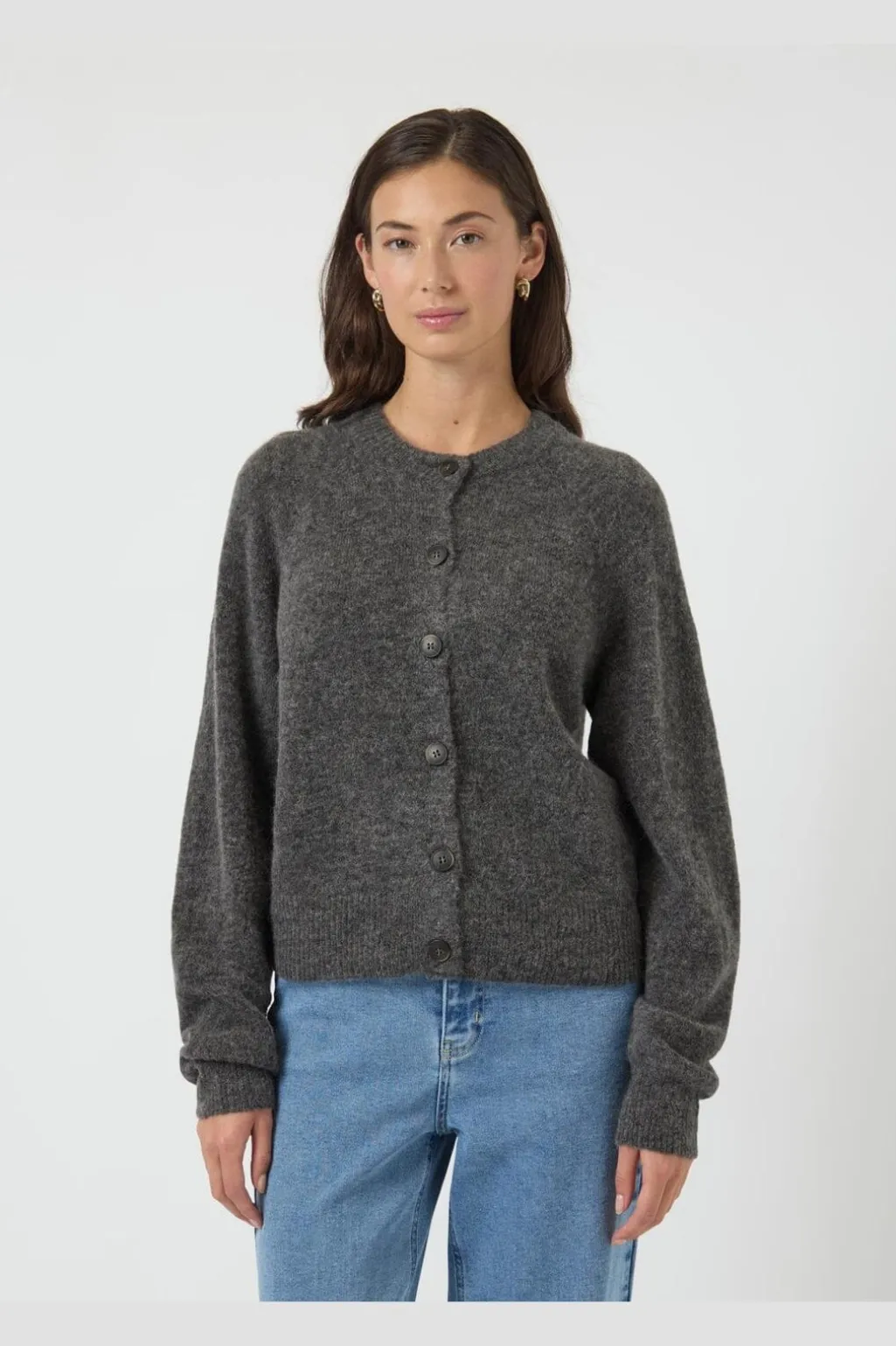 Yasjohi Ls Wool Blend Cardigan