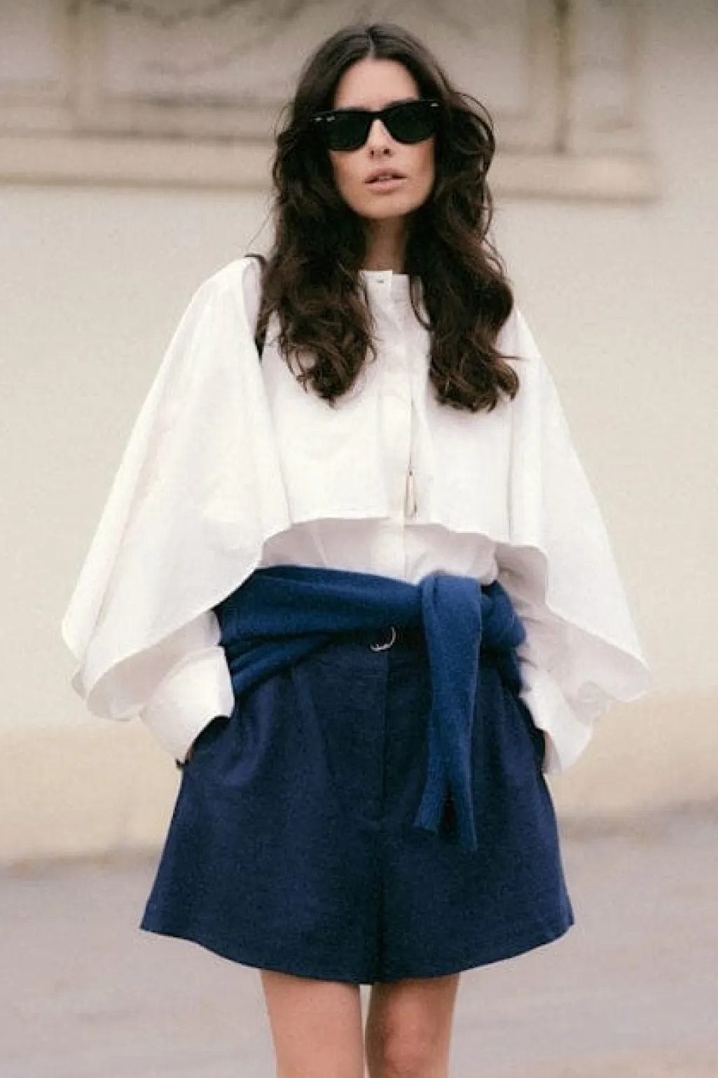 Yaslau Ls Cape Shirt