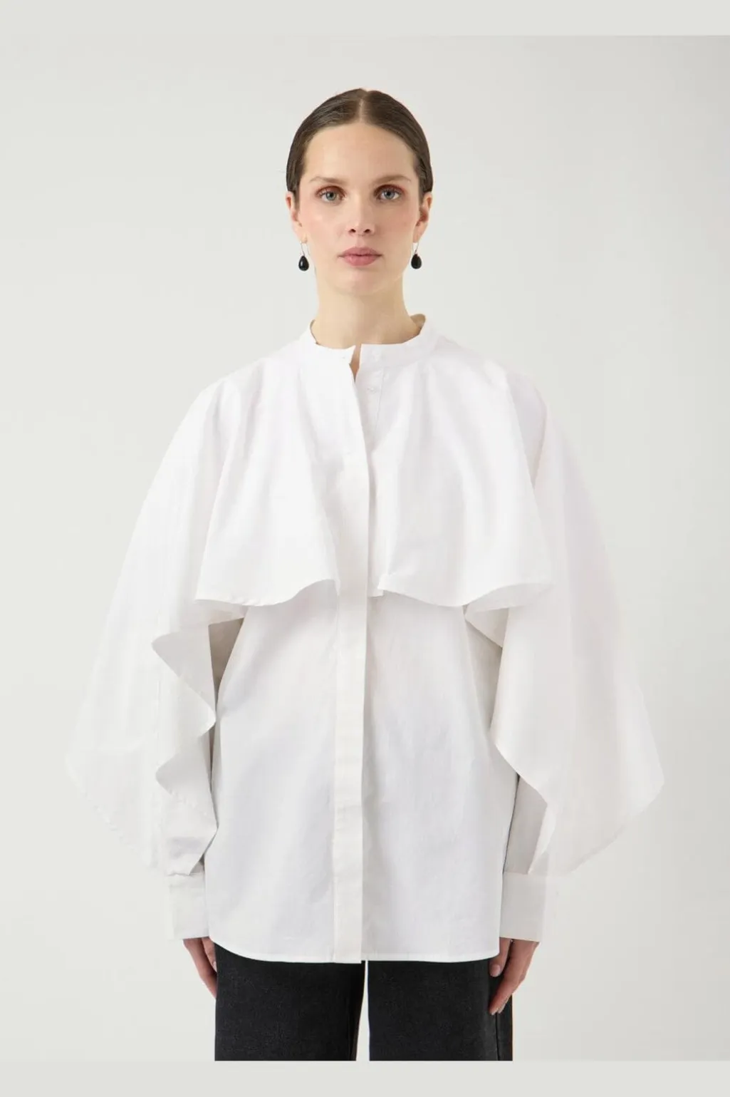 Yaslau Ls Cape Shirt