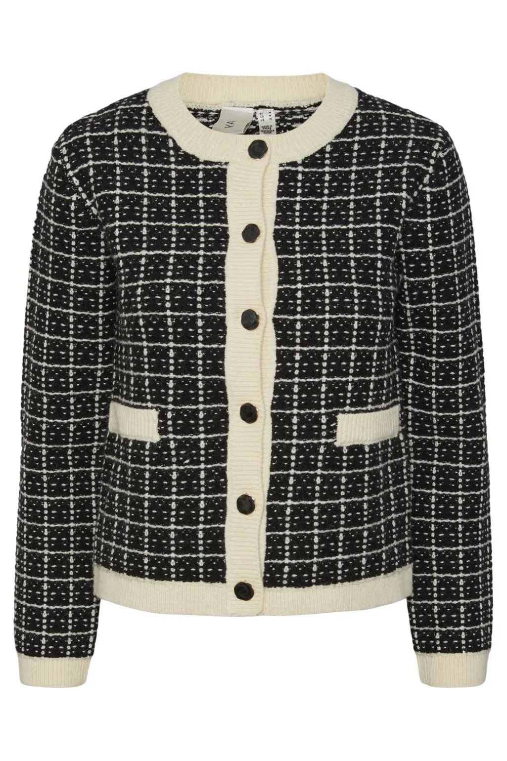 Yaslivia Ls Short Knit Cardigan